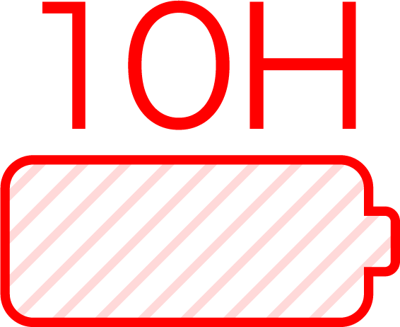10h Battery Life